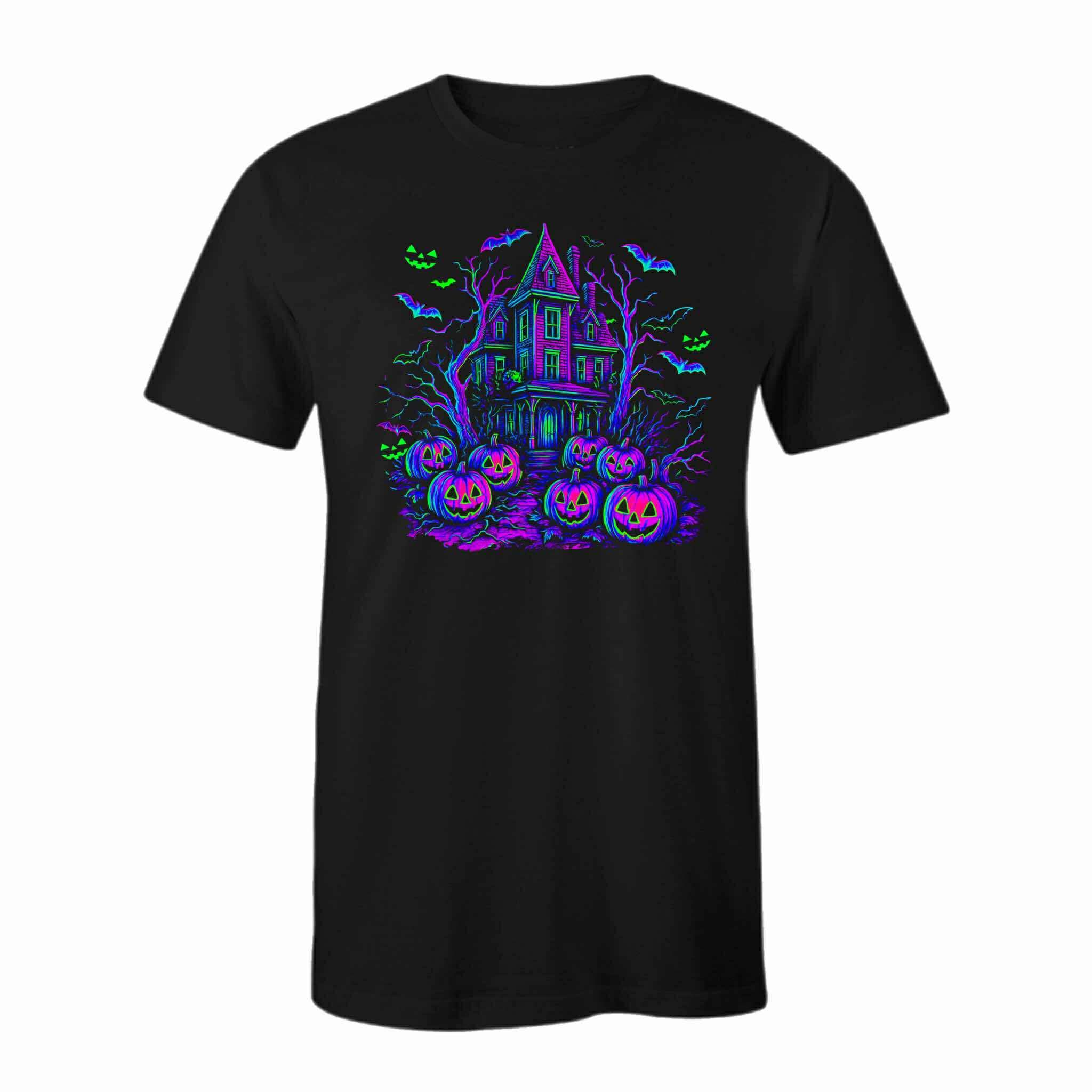 Neon Haunted House