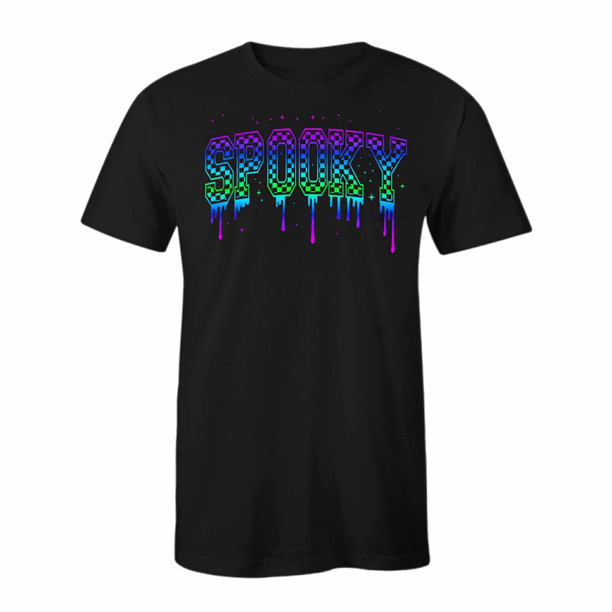 Spooky Colorful Checks