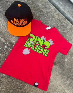 Dino Dude (Green Letters)