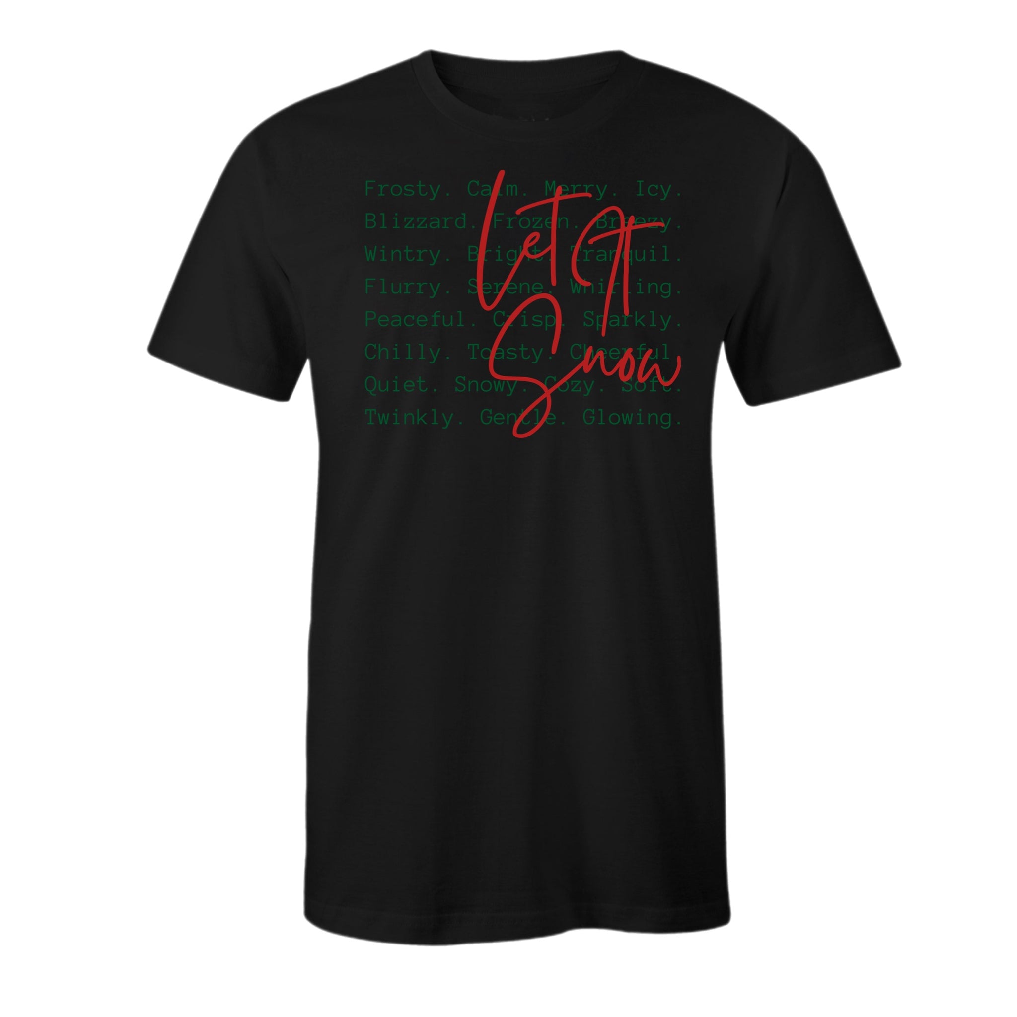 Let it snow (red/green font)