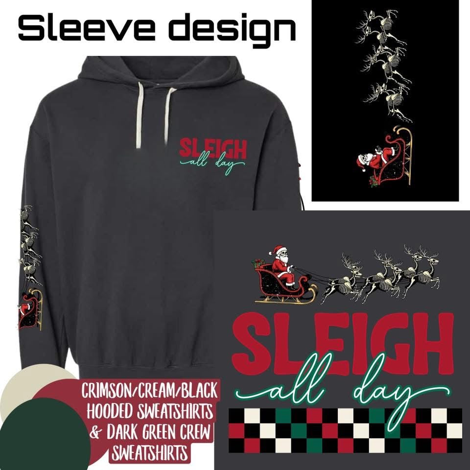 Sleigh all day pocket w/ sleeve + back design