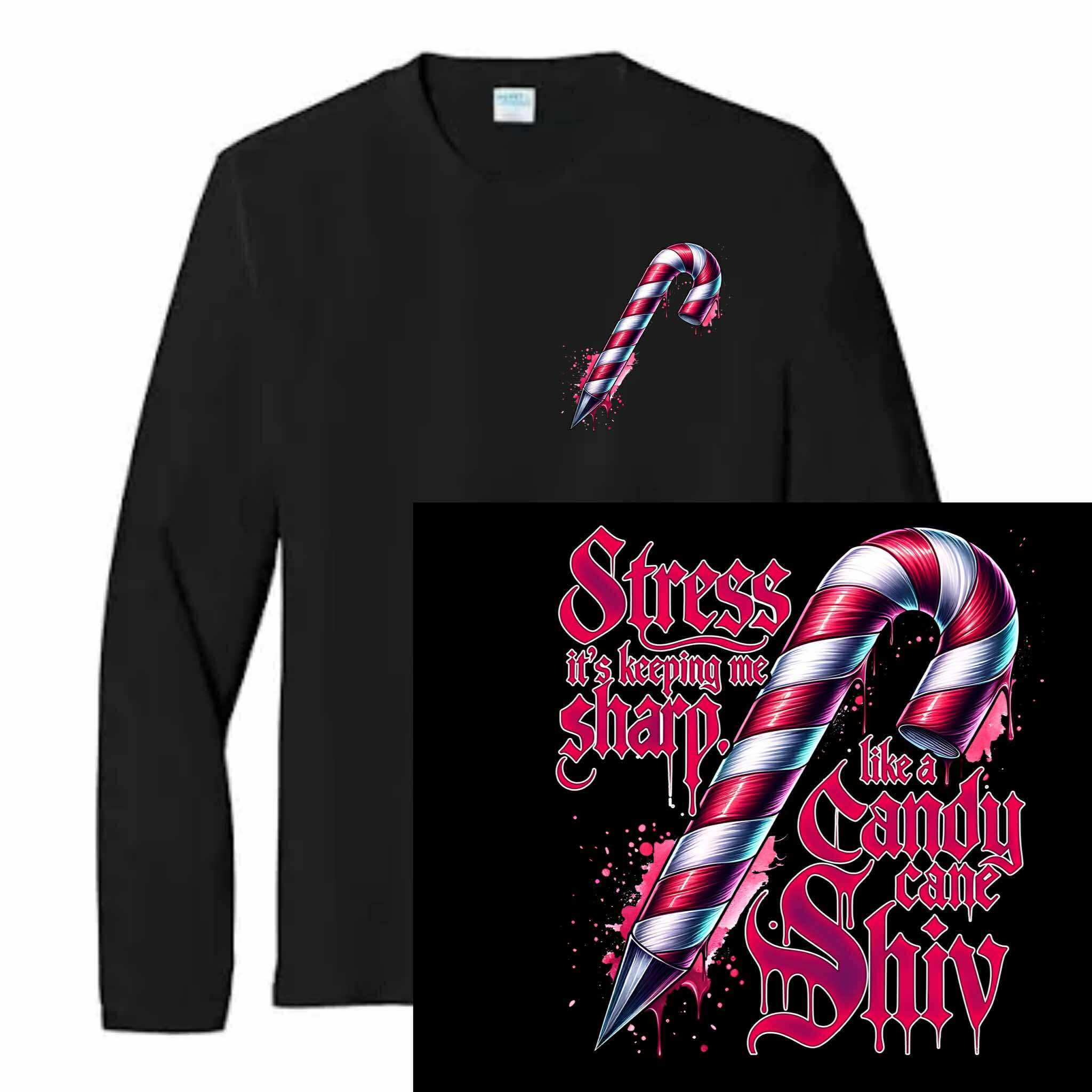 Candy Cane Pocket w/ Keeping Me Sharp (Back)