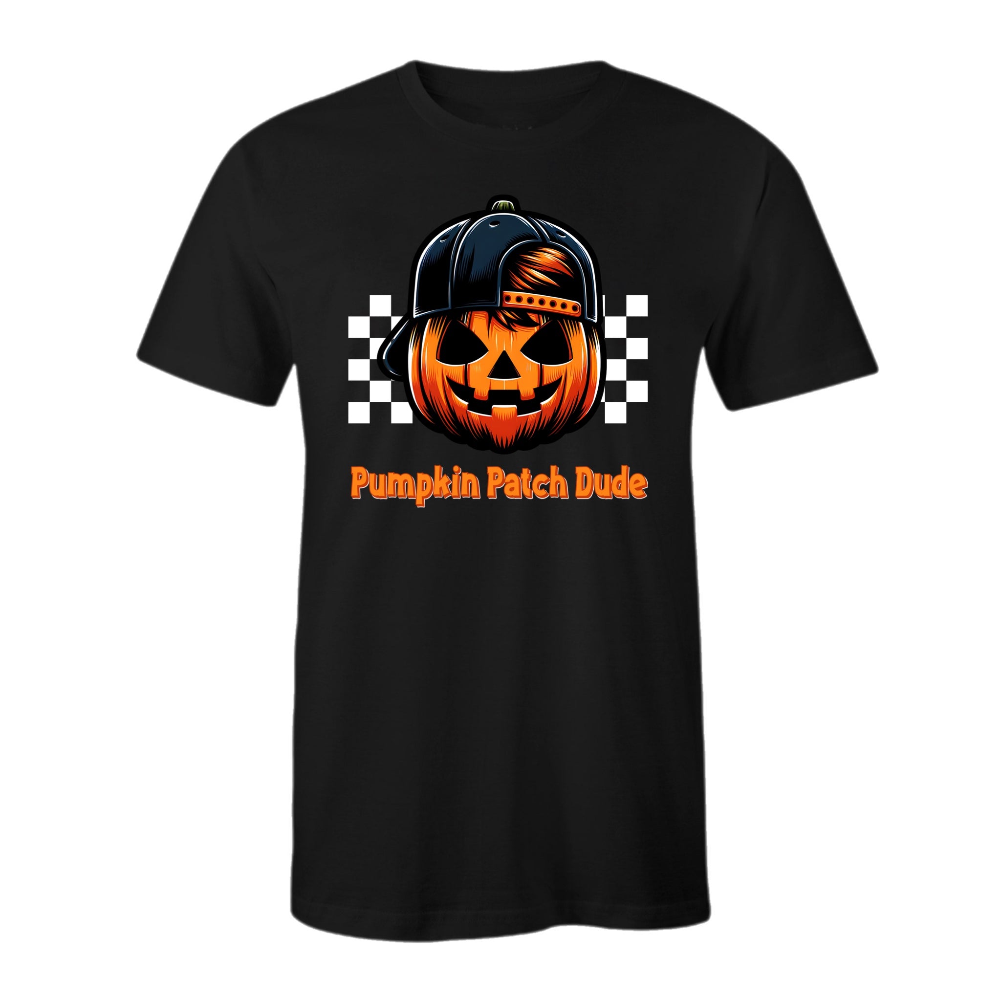 Pumpkin patch dude w/ checks