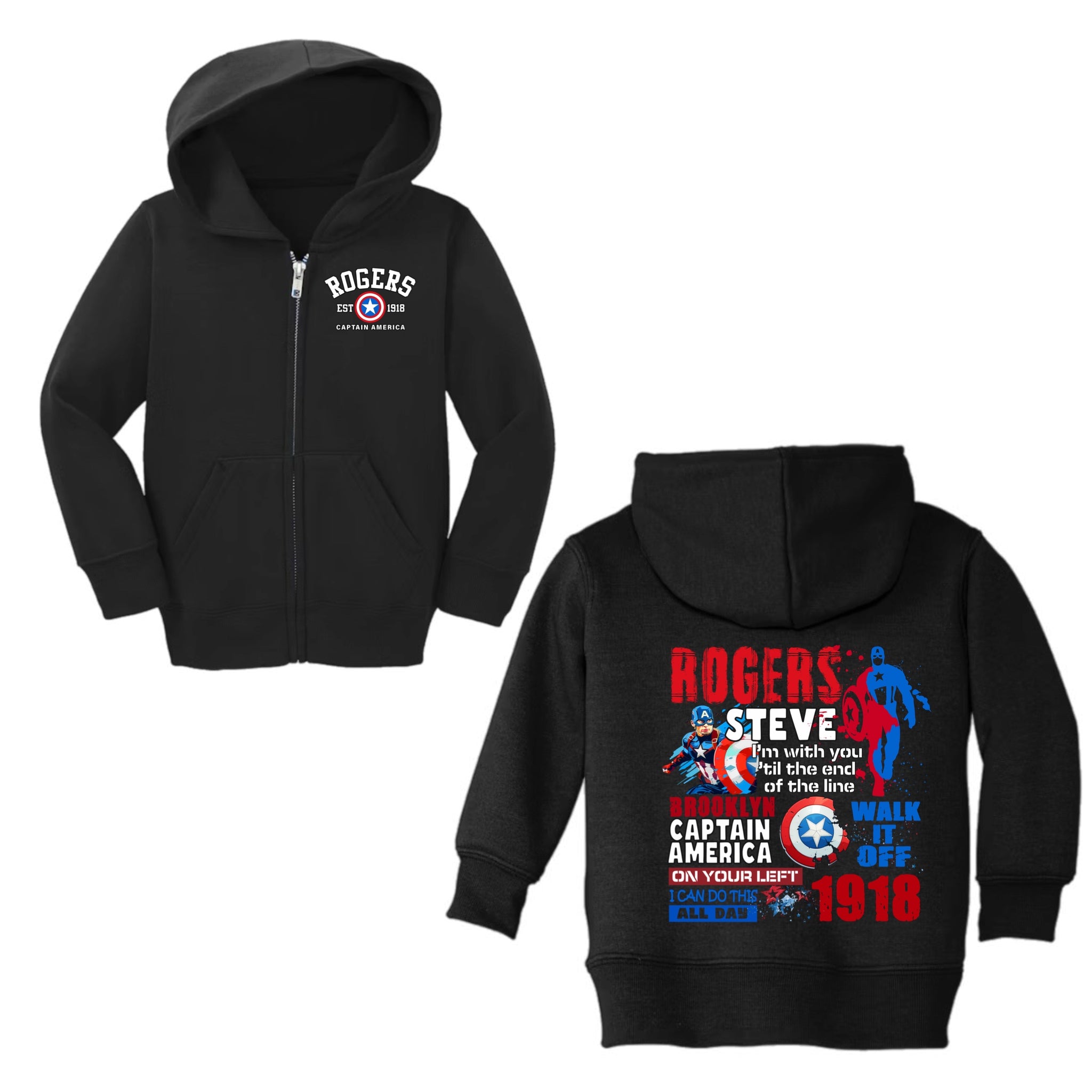 Steve Rogers Walk It Off w/ Pocket Design (ADULT SIZES)