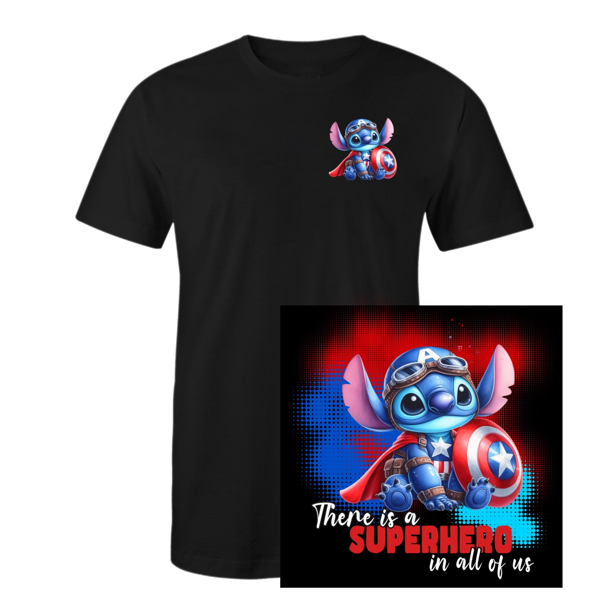 Super Blue Alien w/ Blue Alien pocket design (ADULT SIZES)