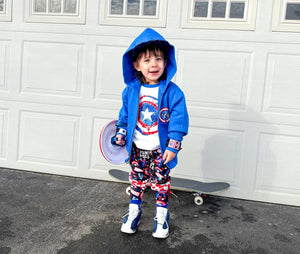 Capt. USA w/ pocket design (TODDLER & YOUTH SIZES)