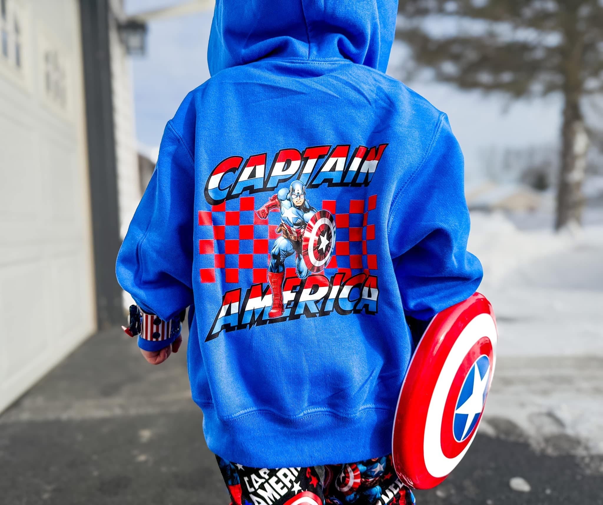 Capt. USA w/ pocket design (TODDLER & YOUTH SIZES)
