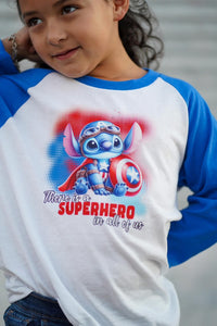 Super Blue Alien (TODDLER & YOUTH SIZES)