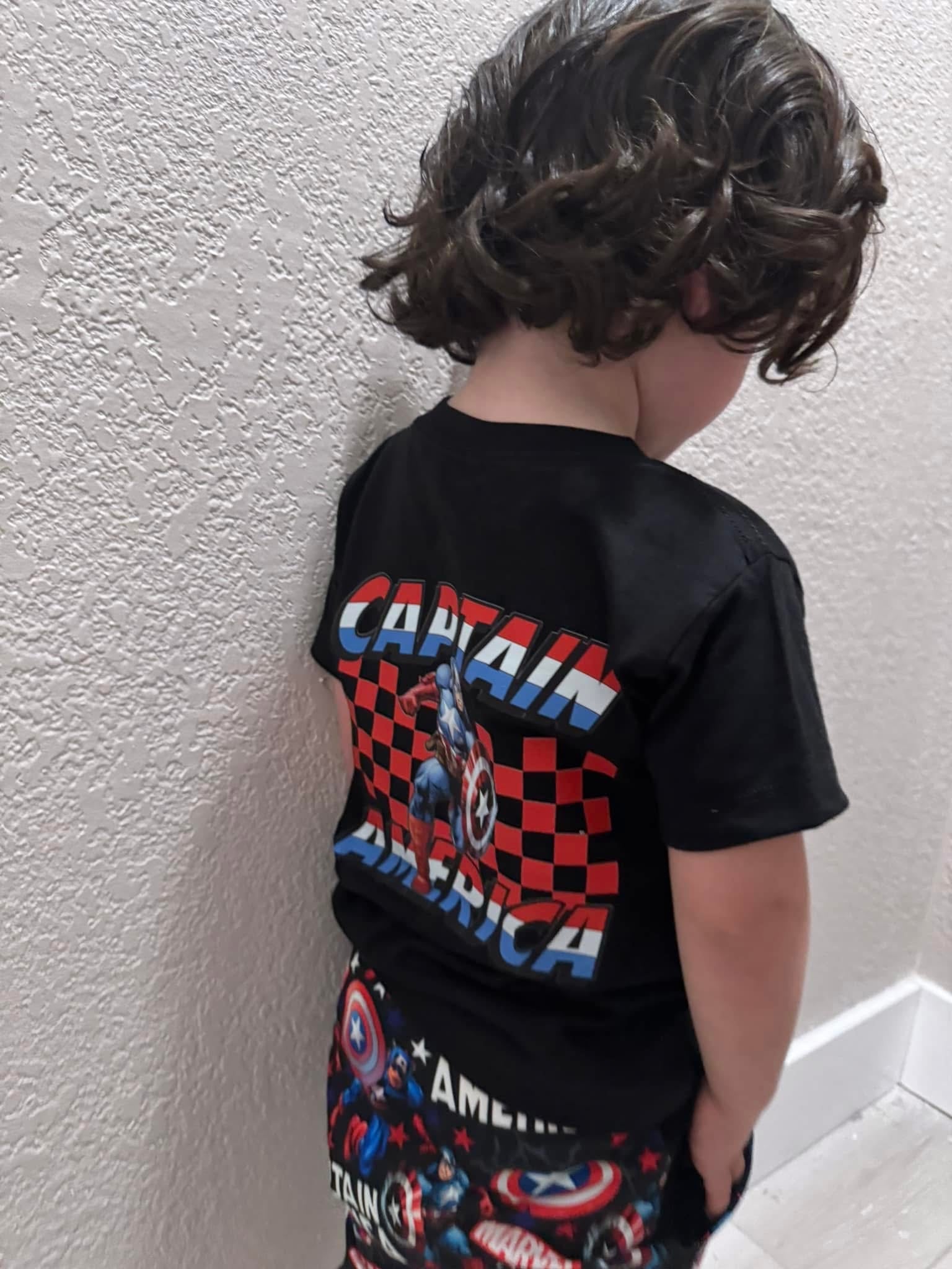 Capt. USA w/ pocket design (TODDLER & YOUTH SIZES)