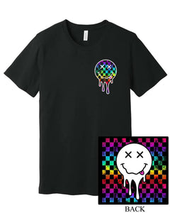 Rainbow Melty Smiley Pocket w/ Melty Smiley (Back)