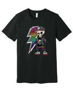 Rainbow Bolt & Skelly Dude