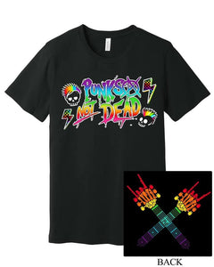 Rainbow Punk’s Not Dead (front) w/ Guitars (Back)