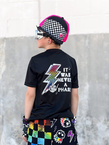 Rainbow Bolt & Skelly Dude (Front) w/ It Was Never a Phase (Back)