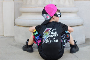 Rainbow Bolt & Skelly Dude (Front) w/ It Was Never a Phase (Back)