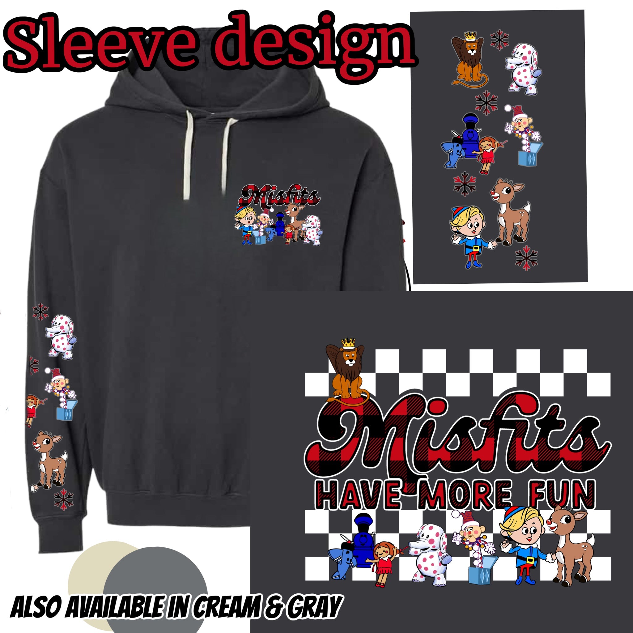 Misfits (Pocket) w/ Misfits (back) & Misfits Sleeve Design