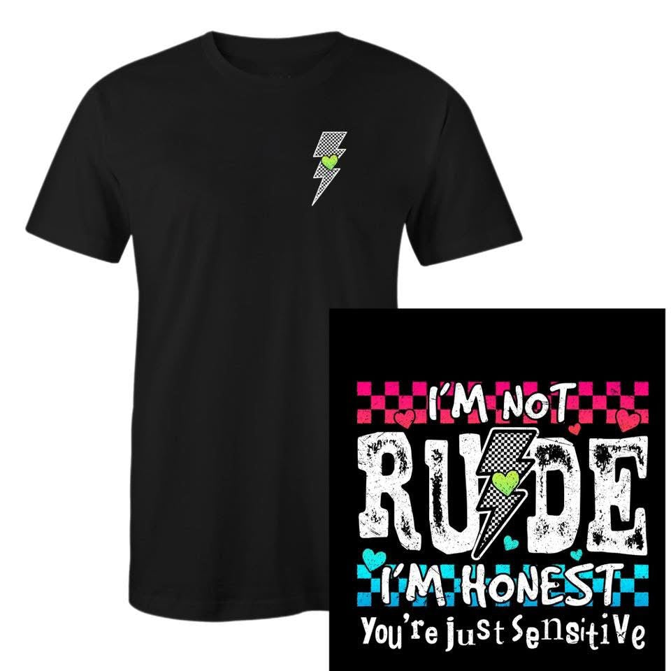 I’m Not Rude (Pocket & Back Design)