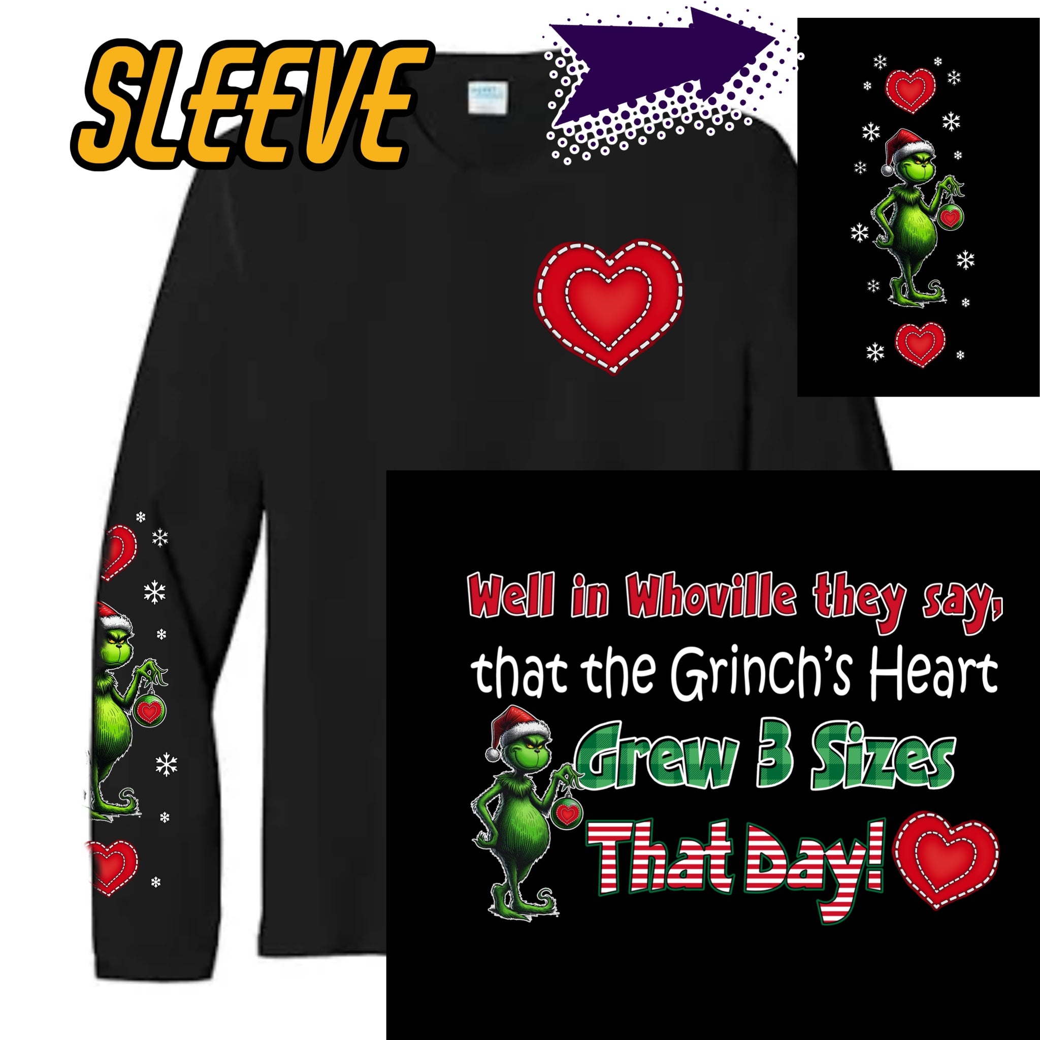Heart (Pocket) w/ Grew (Back) & G Sleeve