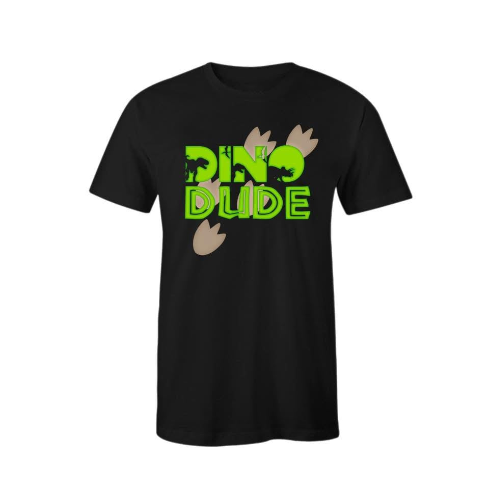 Dino Dude (Green Letters)