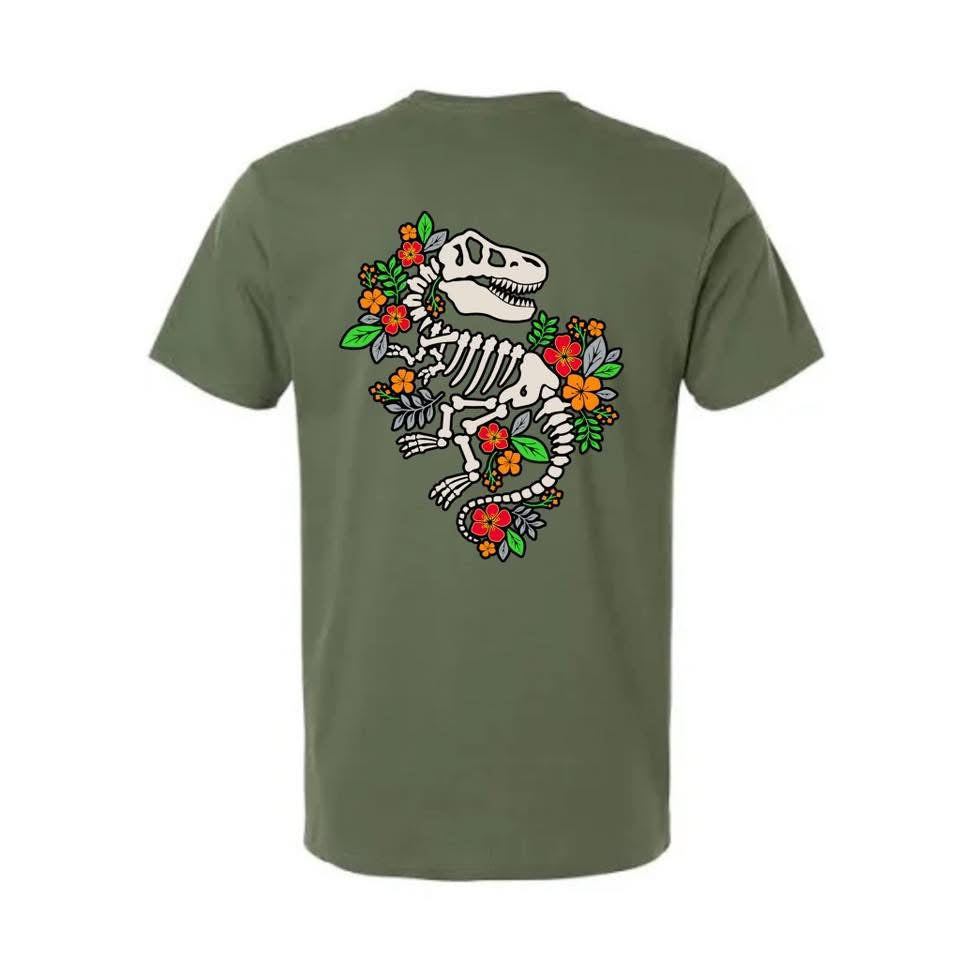 Floral Dino Bones