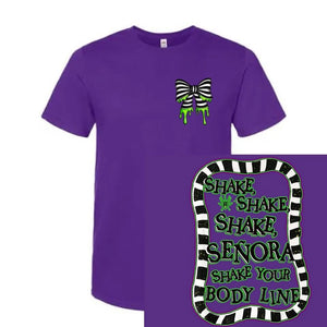 Striped Bow (Pocket) w/ Shake Shake (back)