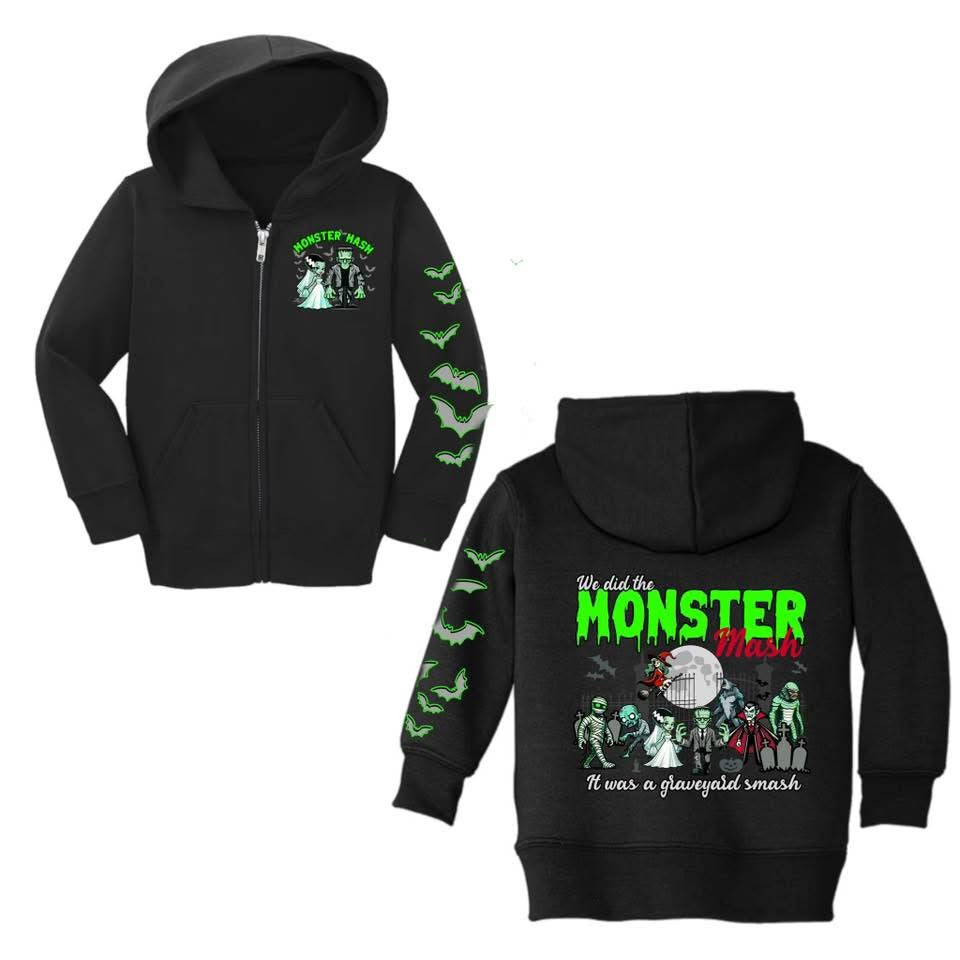 Couple (Pocket) w/ Monster Mash (Back) & Bat Sleeve Design