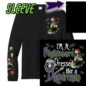 Sally (Pocket) w/ Nightmare Daydream (back) & Sally Sleeve