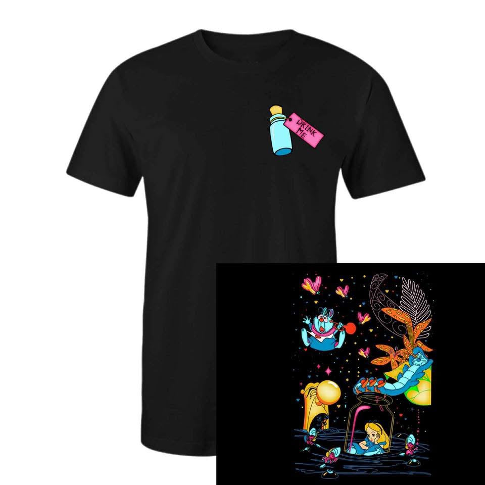 Drink Me (Pocket) w/ wonderland Party (Back)