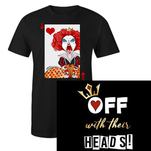 Q of Hearts (Front) w/ Off with their Heads! (Back)