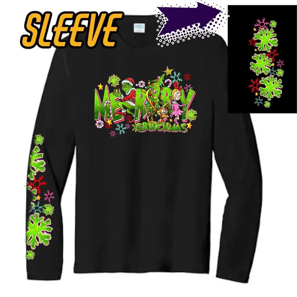 Merry G-Mas Group (Front) w/ Snowflake Sleeve