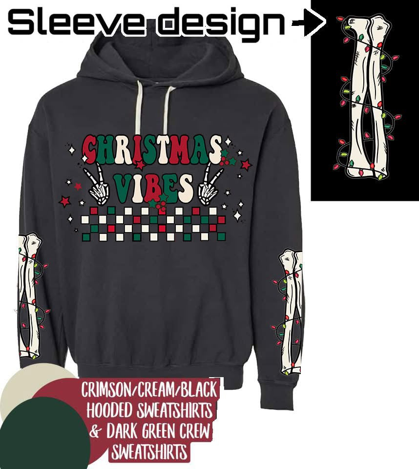 Christmas Vibes (front) w/ 2 Bone Sleeves