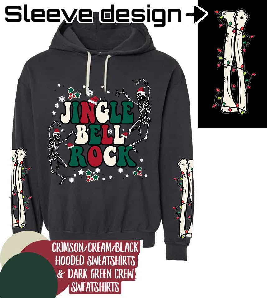 Jingle Bell Rock (front) w/ 2 Bone Sleeves