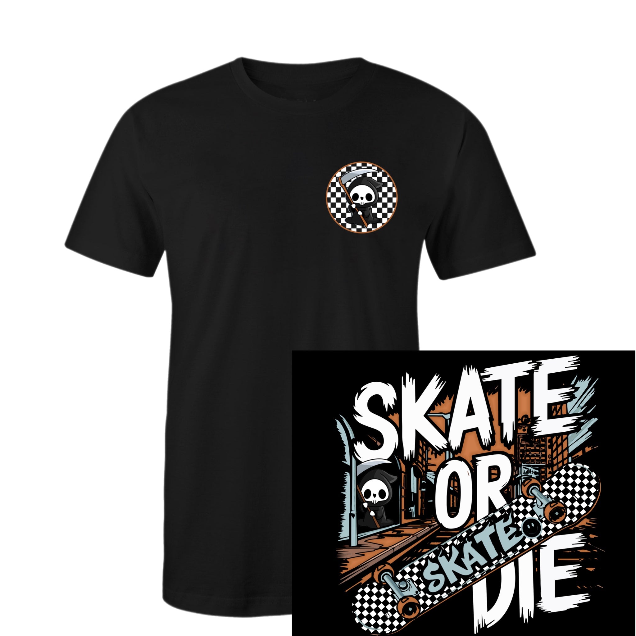 Reaper Pocket w/ Skate or Die (Back)