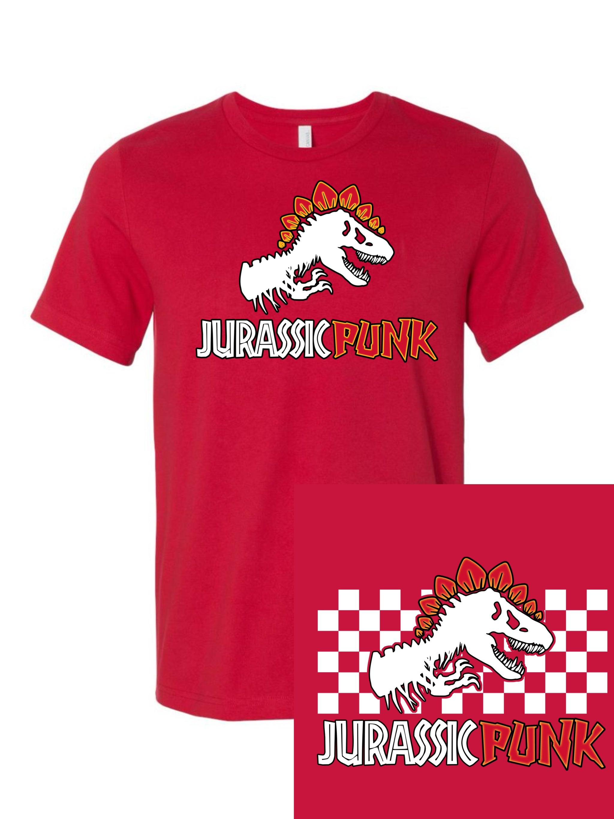 Jurassic Punk (Front) w/ Jurassic Checks (Back)
